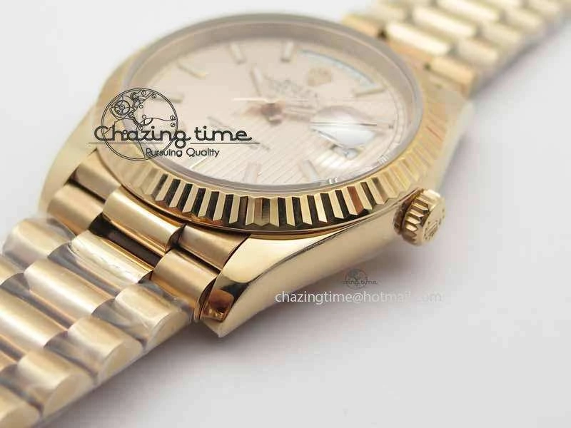 Soft Day-Date 40mm 228239 RG Noob 1:1 Best Edition RG Dial On RG President Bracelet A 3708
