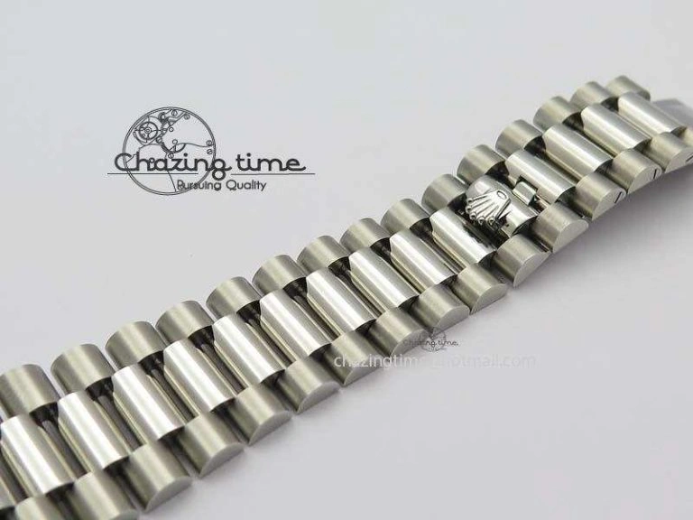 Neat Day-Date 40mm 228239 SS Noob 1:1 Best Edition Quadrant Textured Silver Dial On SS Bracelet A 3800