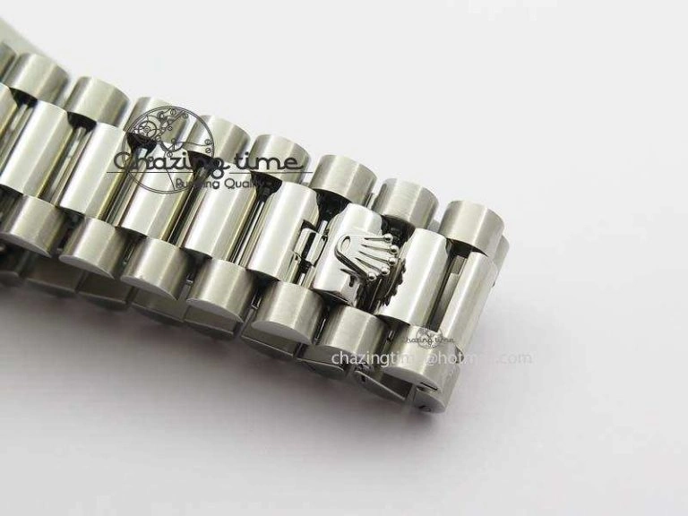 Neat Day-Date 40mm 228239 SS Noob 1:1 Best Edition Quadrant Textured Silver Dial On SS Bracelet A 3800