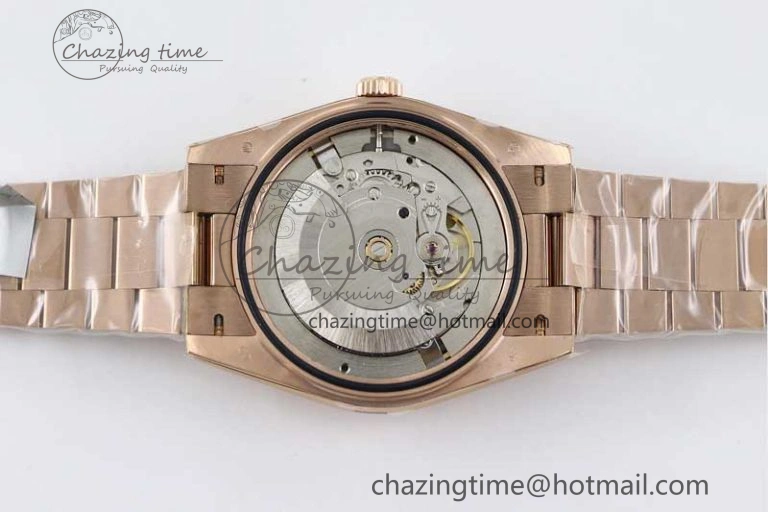 Day Date 40mm RG 904L Steel TWF 1:1 Best Edition Brown Dial on RG Bracelet A Timeless 2351