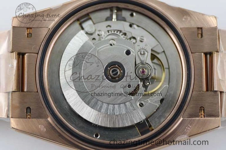 Day Date 40mm RG 904L Steel TWF 1:1 Best Edition Brown Roman Dial on RG Bracelet A Reliable 2362