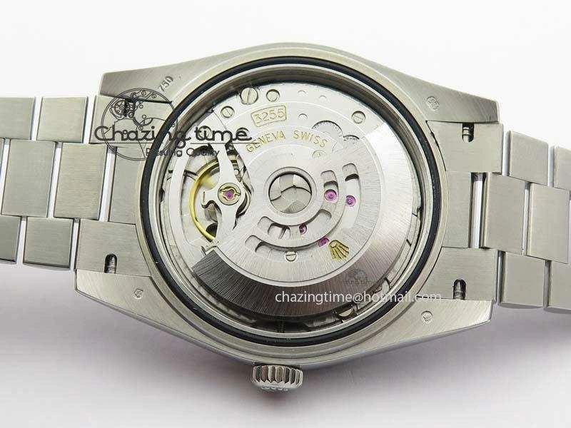 Day-Date 40mm SS 228206 Noob 1:1 Best Edition Textured Ice Blue Dial on SS Bracelet A Comfortable 3799