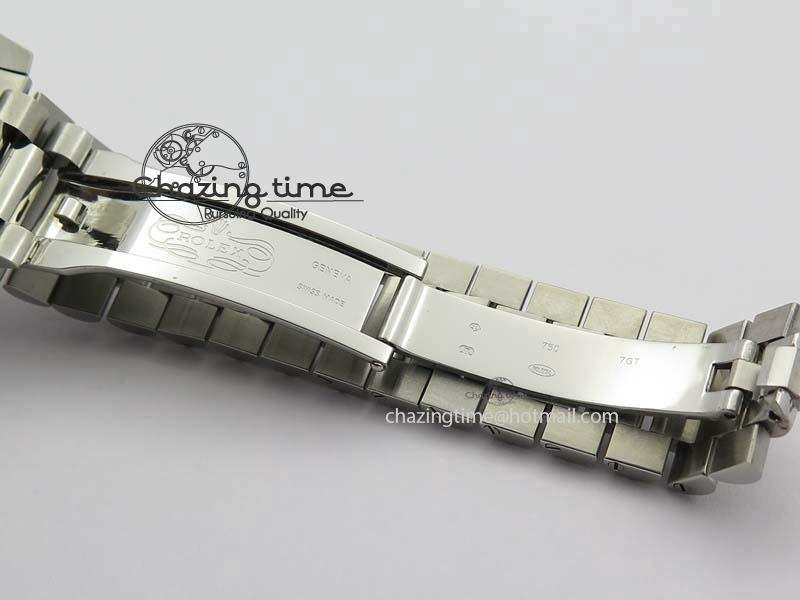 Day-Date 40mm SS 228206 Noob 1:1 Best Edition Textured Ice Blue Dial on SS Bracelet A Comfortable 3799