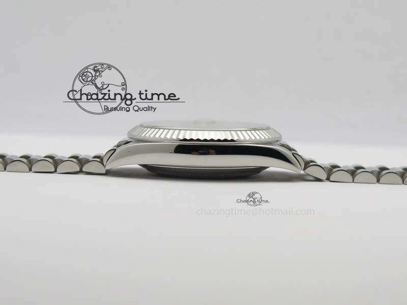 HighPerformance Day-Date 40mm SS 228239 Noob 1:1 Best Edition Textured Silver Dial on SS Bracelet A 3798