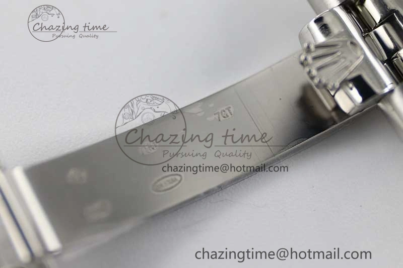 Day Date 40mm SS 904L Steel TWF 1:1 Best Edition Black Dial on SS Bracelet A NewStyle 2363