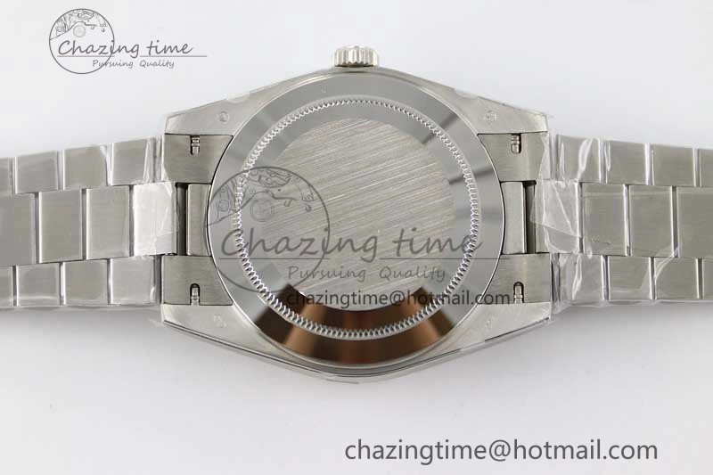 Affordable Day Date 40mm SS 904L Steel TWF 1:1 Best Edition Blue Roman Dial on SS Bracelet A 2367