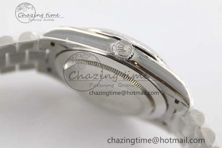 Day Date 40mm SS 904L Steel TWF 1:1 Best Edition Green Roman Dial on SS Bracelet A TimelessDesign 2355