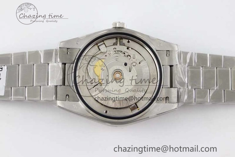 Snug Day Date 40mm SS 904L Steel TWF 1:1 Best Edition Ice Blue Arabic Dial on SS Bracelet A 2357