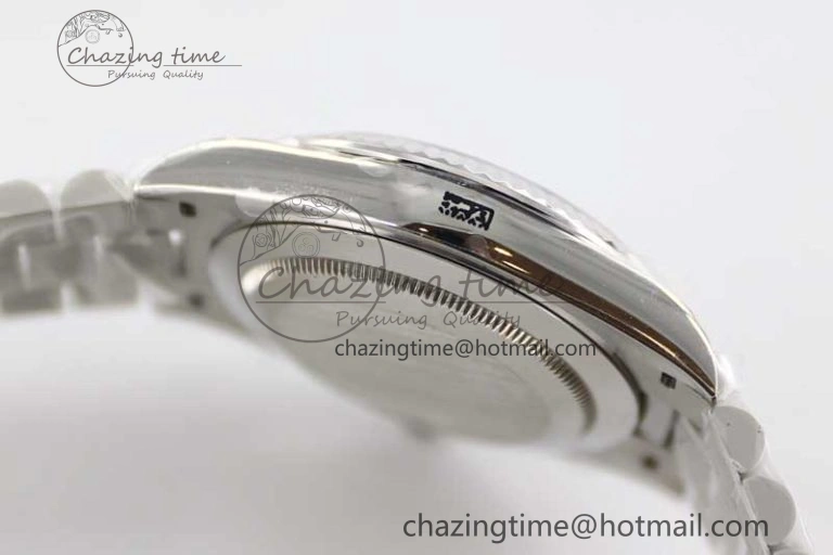 Day Date 40mm SS 904L Steel TWF 1:1 Best Edition Ice Blue Dial on SS Bracelet A Chic 2361