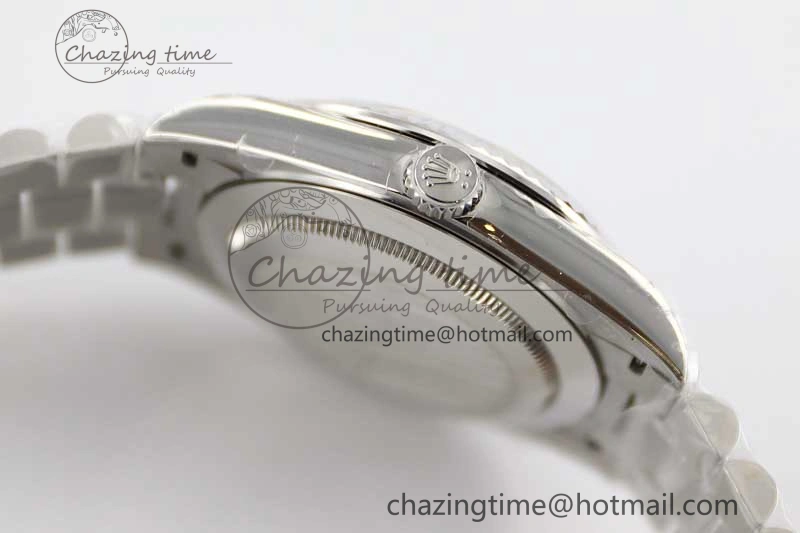 Day Date 40mm SS 904L Steel TWF 1:1 Best Edition Ice Blue Dial on SS Bracelet A Chic 2361