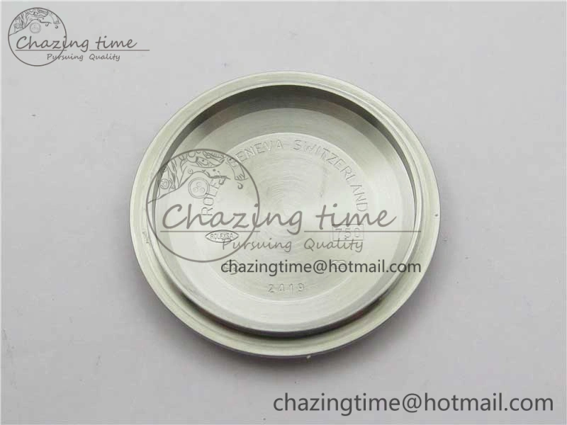 SmoothTexture Day Date 40mm SS BP Maker Best Edition Crystal Bezel Blue Dial Arabic Markers On SS Bracelet A 2885