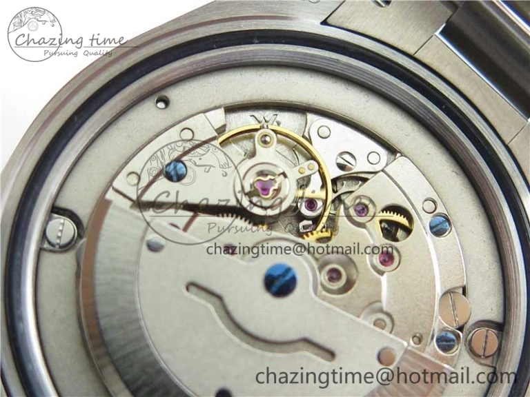 Youthful Day Date 40mm SS BP Maker Best Edition Diamond Bezel Blue Dial Arabic Markers On SS Bracelet A 2883