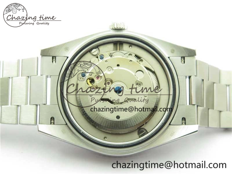 MoistureWicking Day Date 40mm SS BP Maker Best Edition Fluted Bezel Blue Dial Arabic Markers On SS Bracelet A 2886