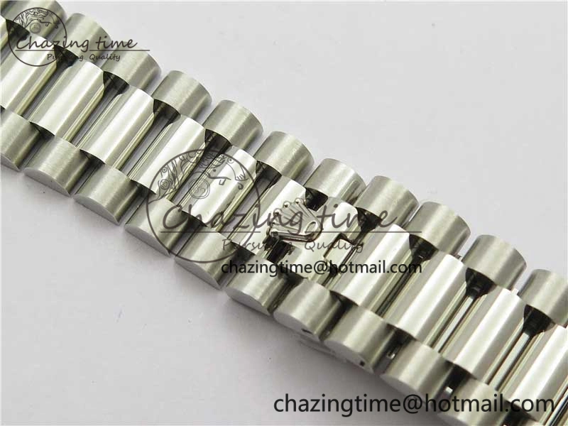 MoistureWicking Day Date 40mm SS BP Maker Best Edition Fluted Bezel Blue Dial Arabic Markers On SS Bracelet A 2886