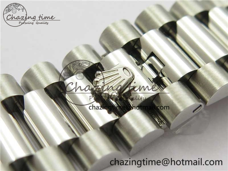 MoistureWicking Day Date 40mm SS BP Maker Best Edition Fluted Bezel Blue Dial Arabic Markers On SS Bracelet A 2886