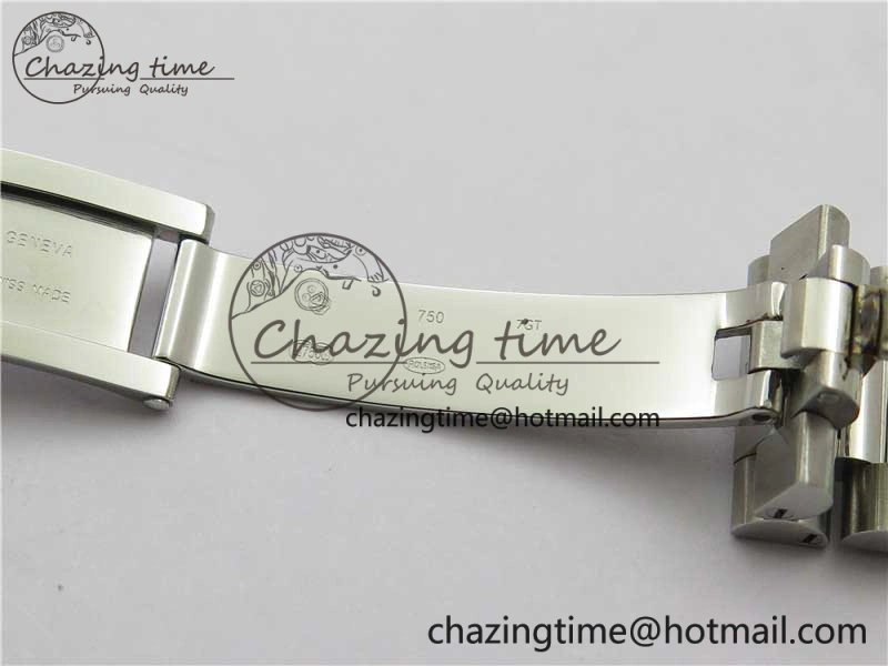 MoistureWicking Day Date 40mm SS BP Maker Best Edition Fluted Bezel Blue Dial Arabic Markers On SS Bracelet A 2886