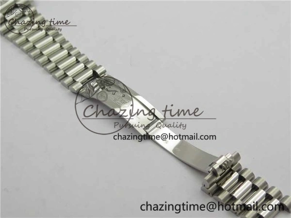 MoistureWicking Day Date 40mm SS BP Maker Best Edition Fluted Bezel Blue Dial Arabic Markers On SS Bracelet A 2886