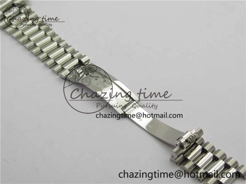 MoistureWicking Day Date 40mm SS BP Maker Best Edition Fluted Bezel Blue Dial Arabic Markers On SS Bracelet A 2886
