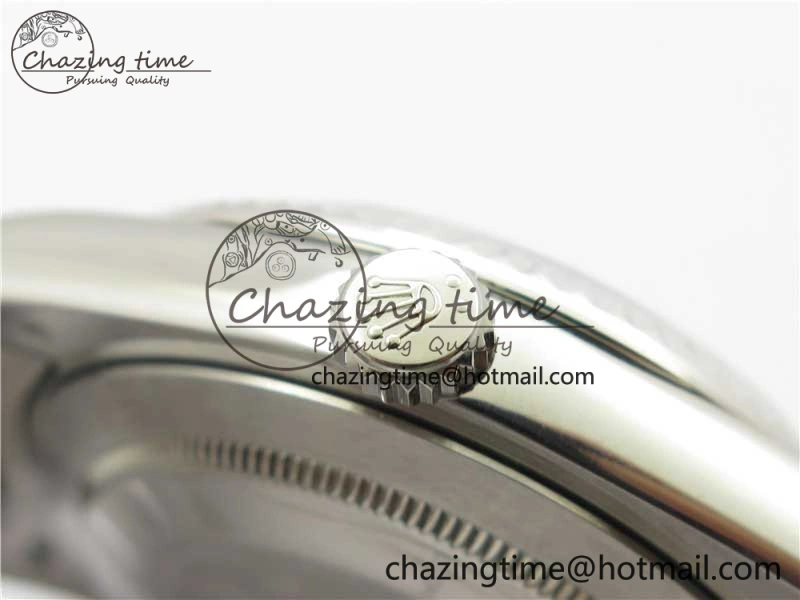 MoistureWicking Day Date 40mm SS BP Maker Best Edition Fluted Bezel Blue Dial Arabic Markers On SS Bracelet A 2886