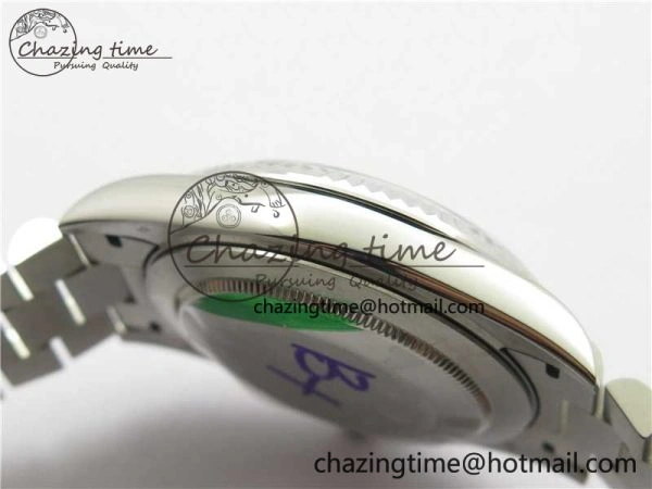 MoistureWicking Day Date 40mm SS BP Maker Best Edition Fluted Bezel Blue Dial Arabic Markers On SS Bracelet A 2886