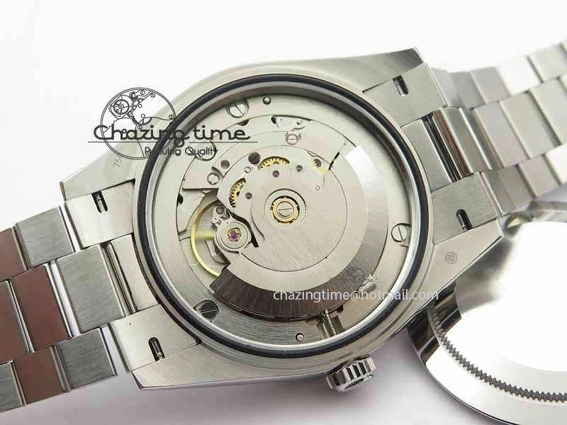 Day Date 40mm SS BP Maker Best Edition Ice Blue Dial Diamond Markers On SS Bracelet A Youthful 3702