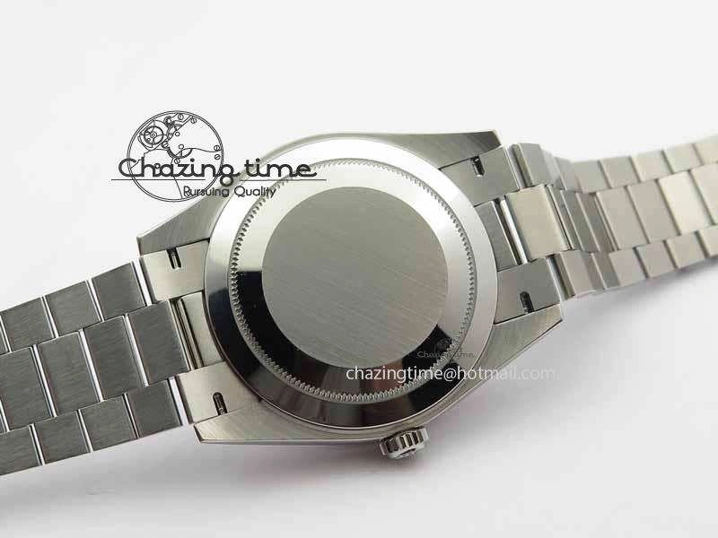 EasyMatch Day Date 40mm SS BP Maker Best Edition Ice Blue Dial Diamond Markers On SS Bracelet ETA 3700