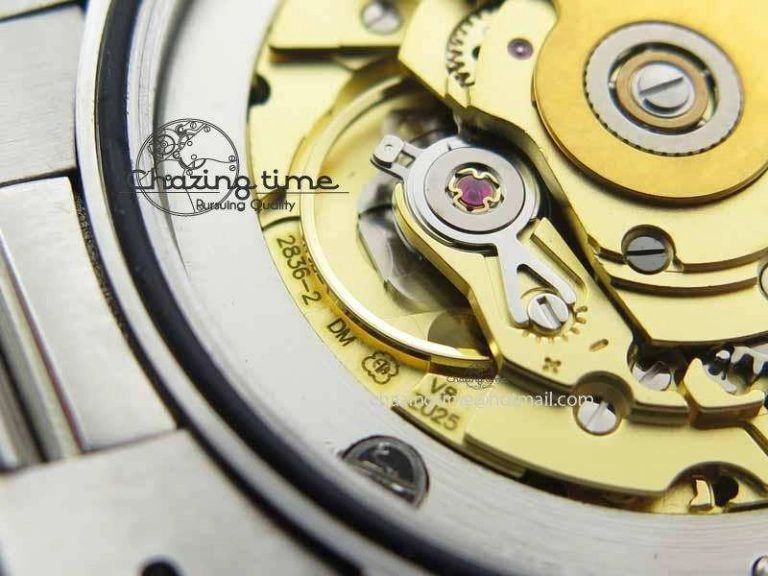 Day Date 40mm SS BP Maker Best Edition Silver Dial Diamond Markers On SS Bracelet ETA Refined 3690