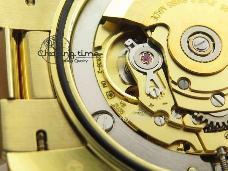 Day Date 40mm Wrapped YG BP Maker Best Edition Gold Dial Diamond Bezel On YG Bracelet ETA Timeless 3683
