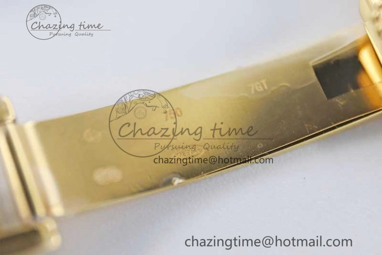 FashionForward Day Date 40mm YG 904L Steel TWF 1:1 Best Edition YG Crystal Dial on YG Bracelet A 2366