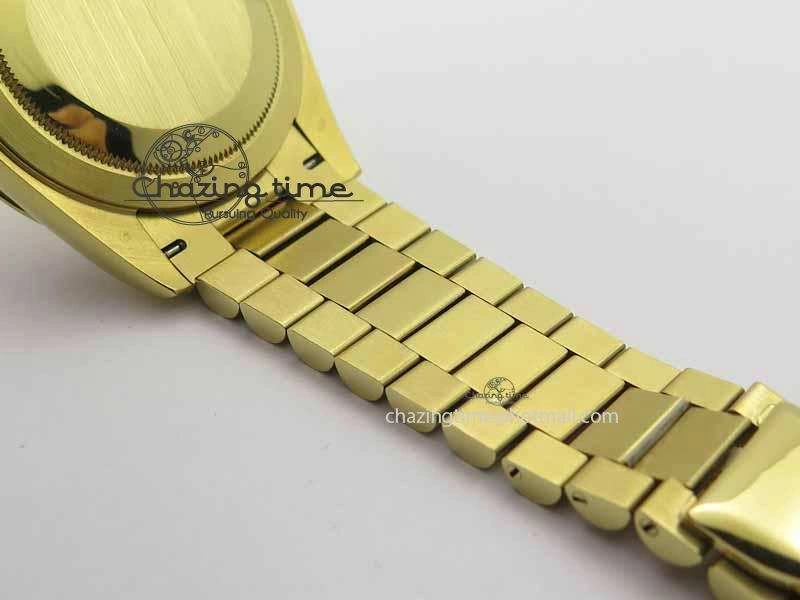 Day Date 40mm YG BP Maker Best Edition YG Dial Diamond Bezel On YG Bracelet A MultiPurpose 3682