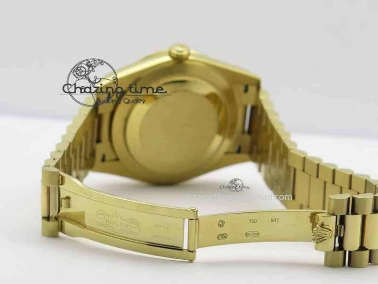 Day Date 40mm YG BP Maker Best Edition YG Dial Diamond Bezel On YG Bracelet A MultiPurpose 3682