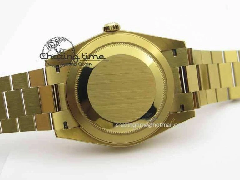 Day Date 40mm YG BP Maker Best Edition YG Dial Diamond Markers On YG Bracelet A Modern 3684