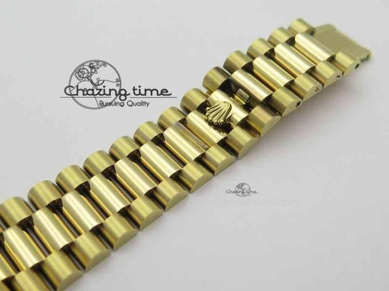 Day Date 40mm YG BP Maker Best Edition YG Dial Diamond Markers On YG Bracelet A Modern 3684