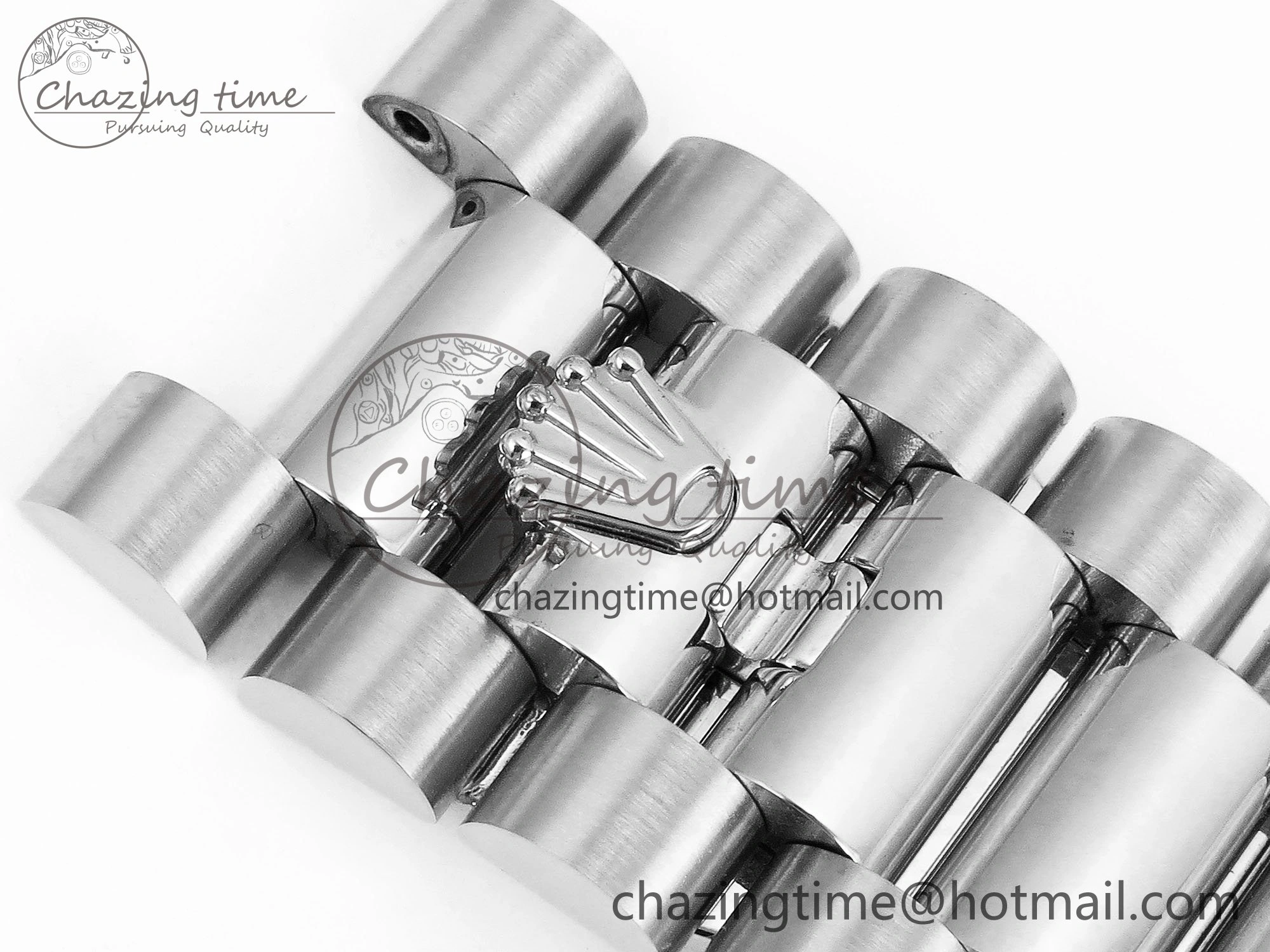 DayDate 40 228236 ARF 904L Steel Tiffany Blue Crystal Diamonds Bezel on President Bracelet VR Affordable 1544