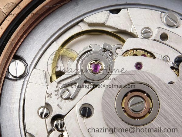 WeatherProof DayDate 40 RG QF 1:1 Best Edition Gray Dial on President Bracelet A2824 (Gain Weight) 1329