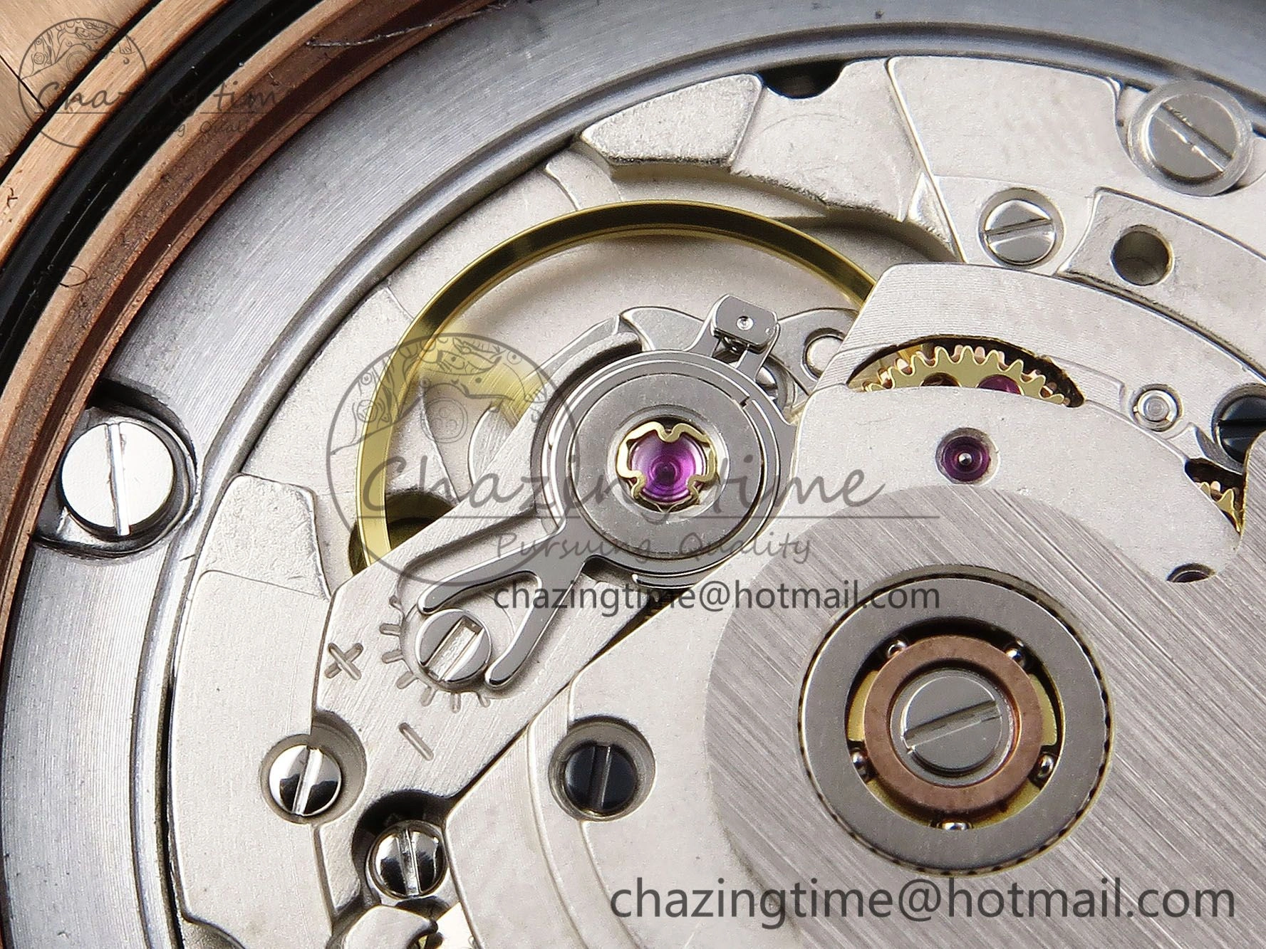 WeatherProof DayDate 40 RG QF 1:1 Best Edition Gray Dial on President Bracelet A2824 (Gain Weight) 1329