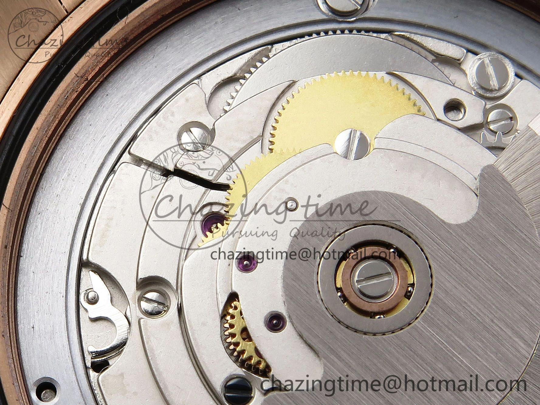 WeatherProof DayDate 40 RG QF 1:1 Best Edition Gray Dial on President Bracelet A2824 (Gain Weight) 1329