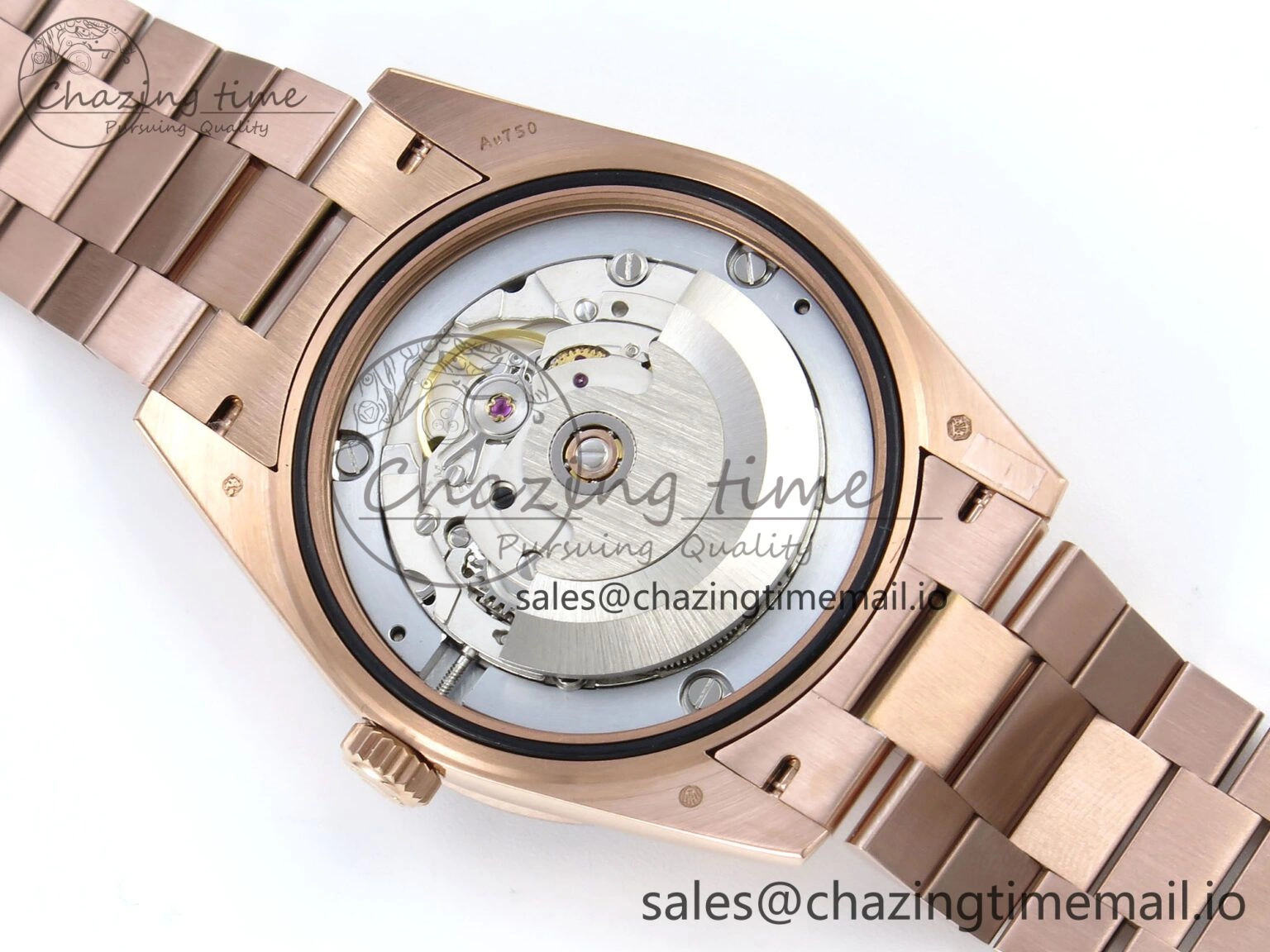 DayDate 40 RG QF 1:1 Best Edition Slate Eisenkiesel Dial Diamonds Bezel on President Bracelet A2836 V5 (Gain Weight) Modern 476