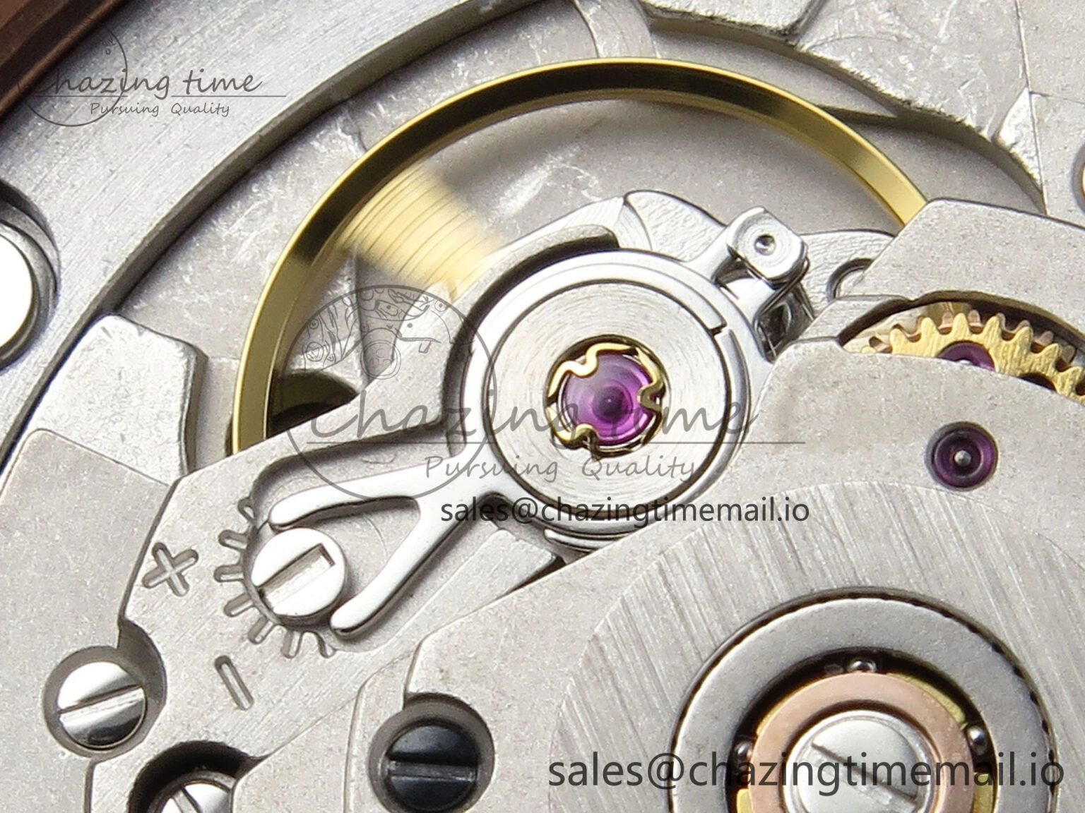Popular DayDate 40 RG QF 1:1 Best Edition Slate Ombre Dial Diamonds Bezel on President Bracelet A2836 V5 (Gain Weight) 471
