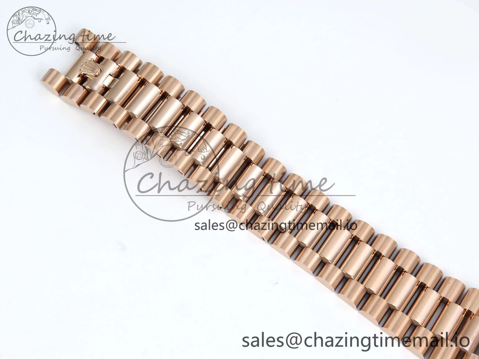 Popular DayDate 40 RG QF 1:1 Best Edition Slate Ombre Dial Diamonds Bezel on President Bracelet A2836 V5 (Gain Weight) 471