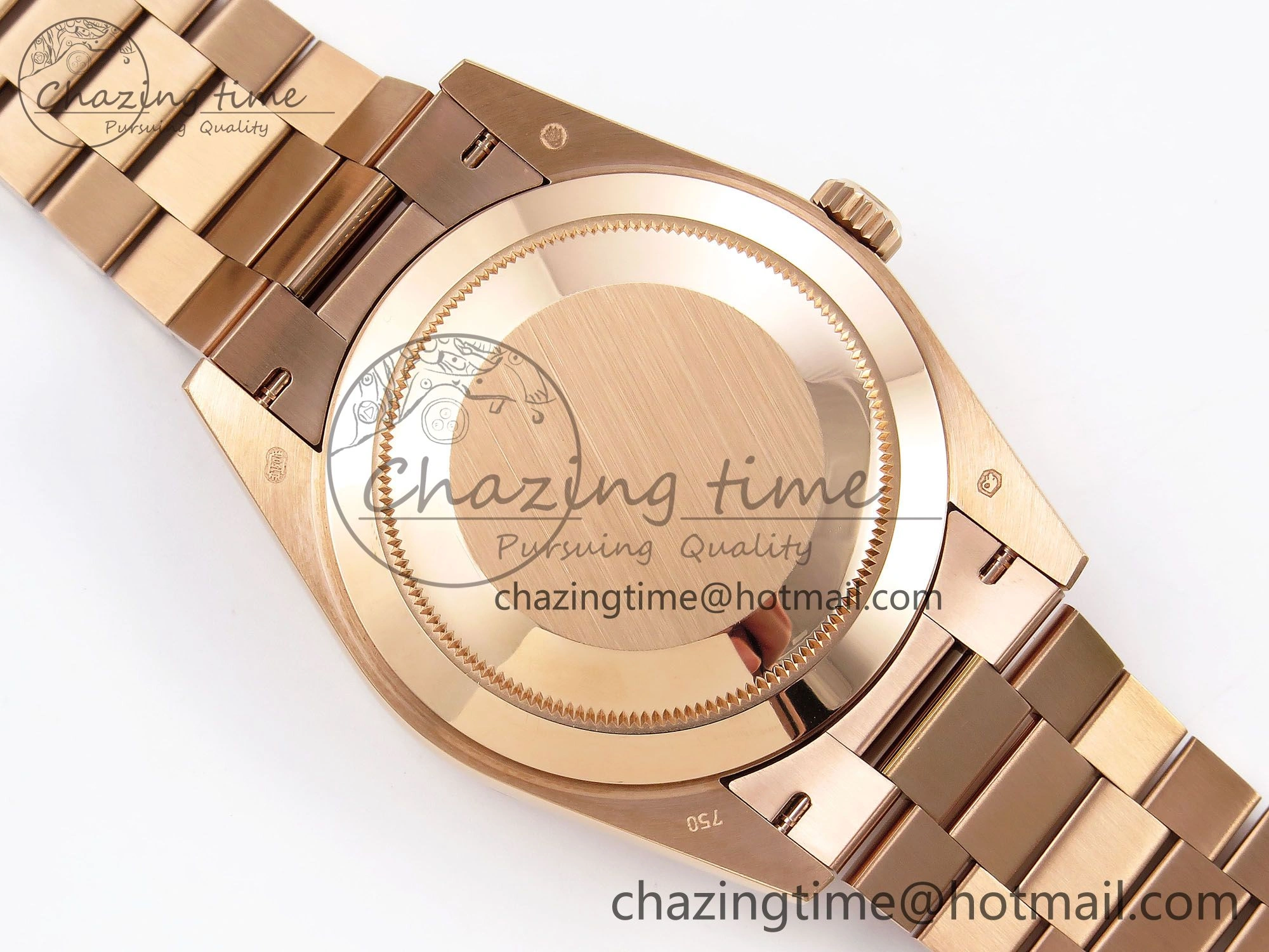 DayDate 40 RG QF Best Edition 904L Steel Slate Ombre Dial on President Bracelet VR3255 V4 (Gain Weight) Youthful 1332