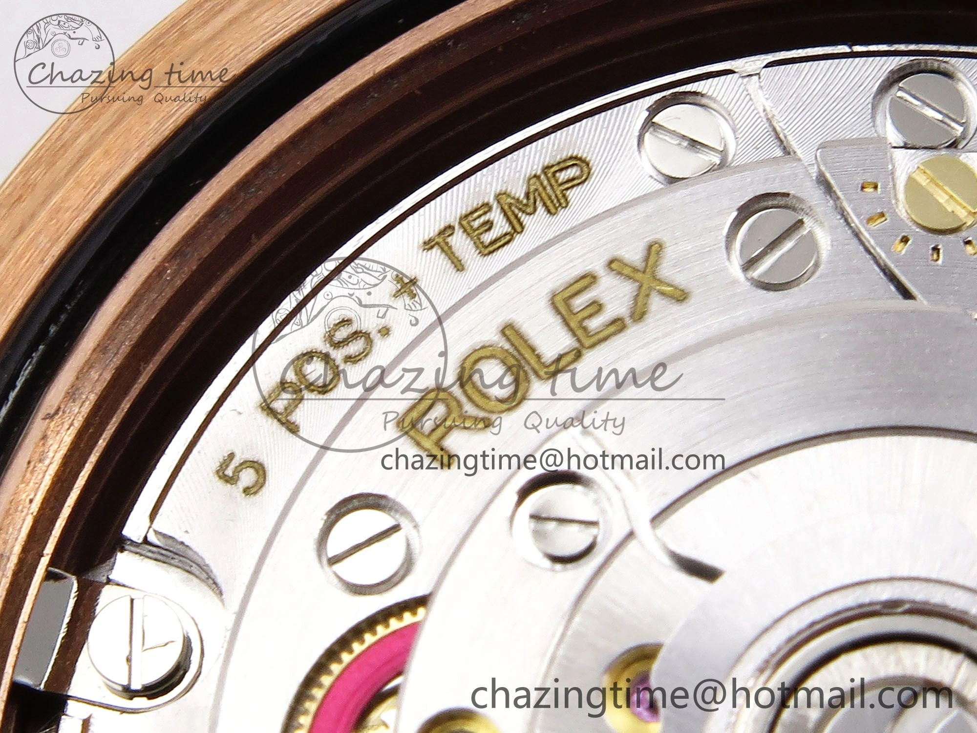 DayDate 40 RG QF Best Edition 904L Steel Slate Ombre Dial on President Bracelet VR3255 V4 (Gain Weight) Youthful 1332