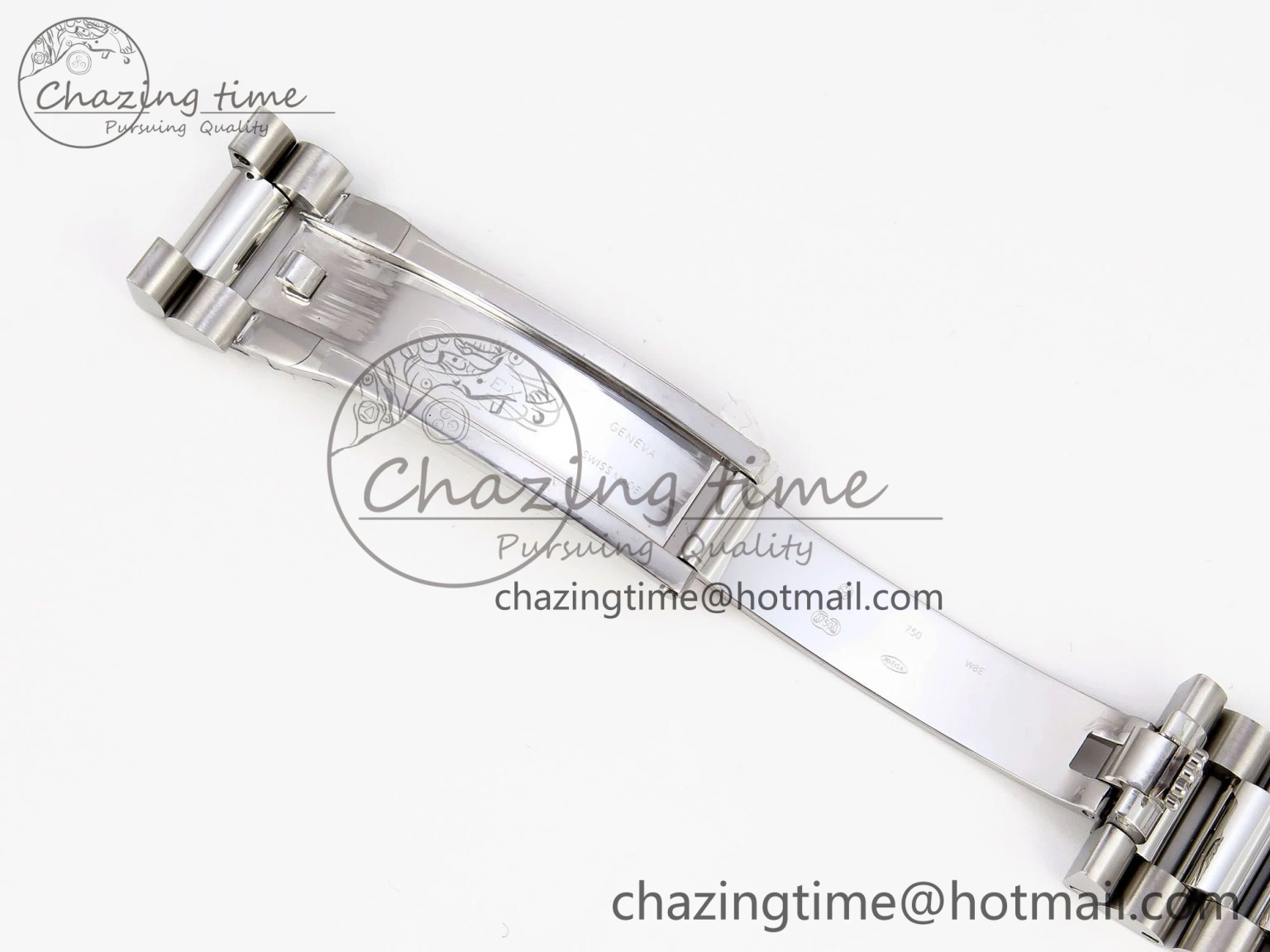 DayDate 40 SS GSF Gain Weight Gray Roman Dial Diamonds Bezel on President Bracelet A MultiPurpose 1926
