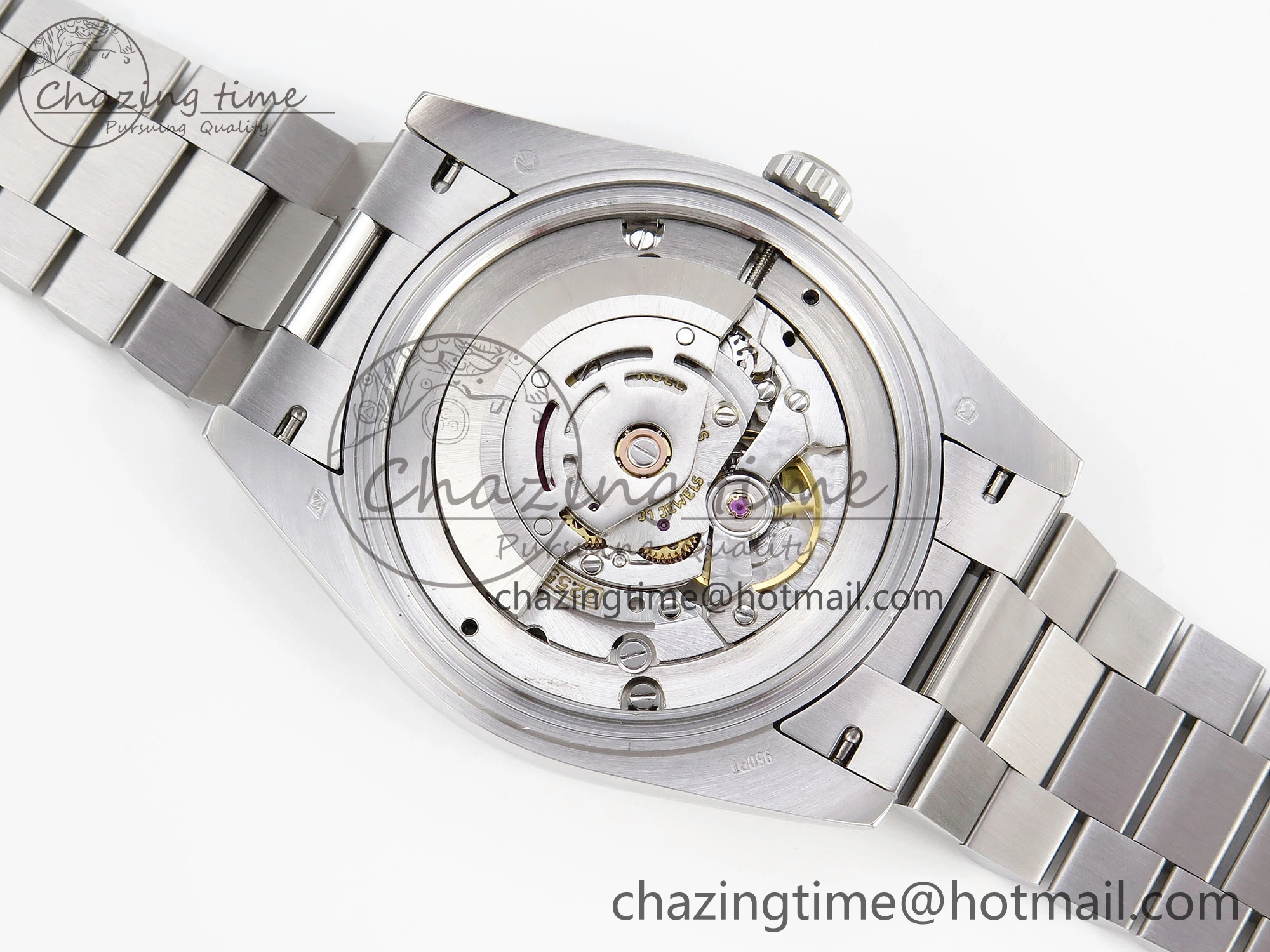 DayDate 40 SS GSF Gain Weight Ice Blue Roman Dial on President Bracelet A UrbanStyle 1931