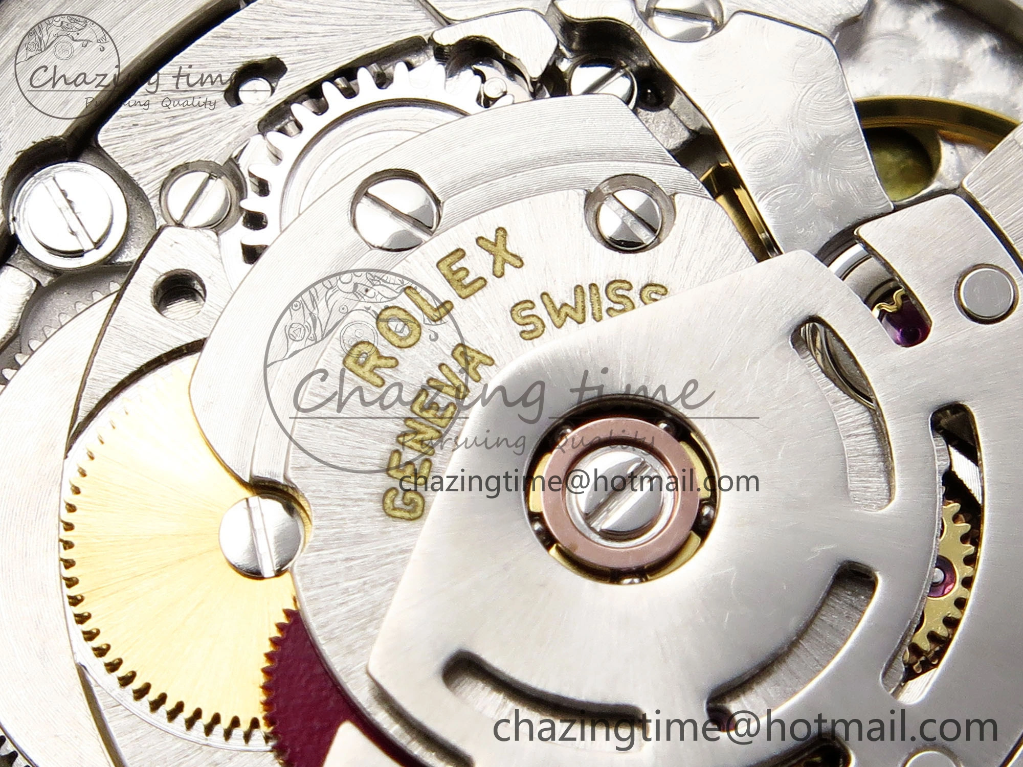 WrinkleFree DayDate 40 SS GSF Gain Weight Meteorite Crystal Dial Diamonds Bezel on President Bracelet A 1921