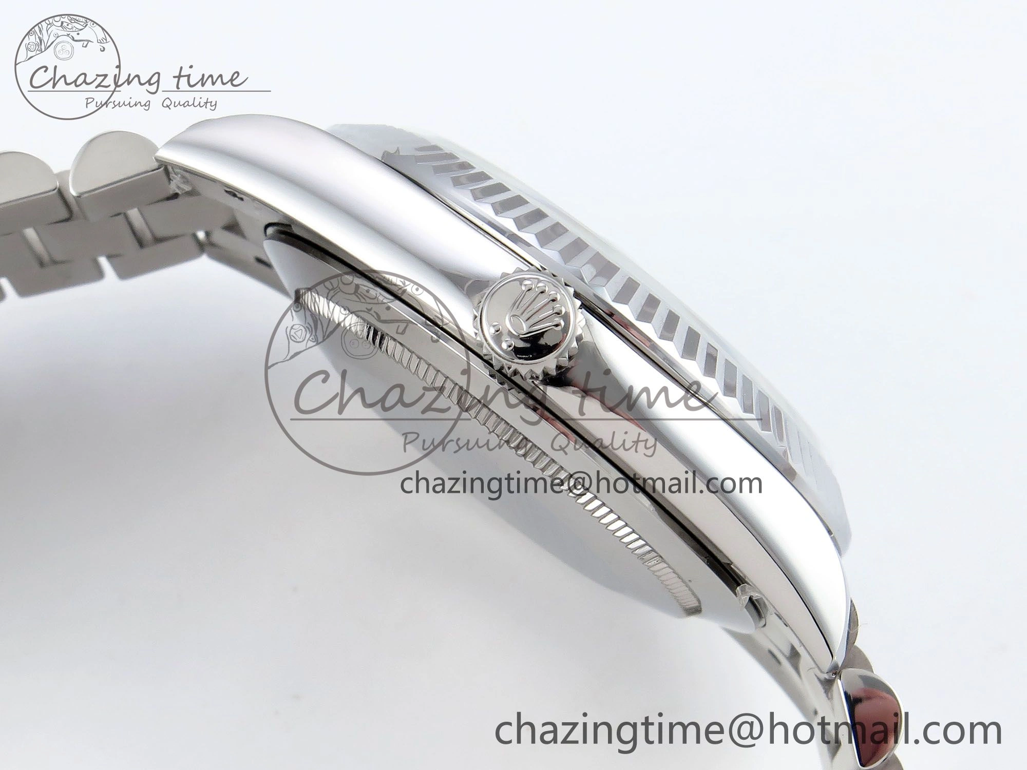 DayDate 40 SS JDF 904L Steel Gray Textured Stick Dial on President Bracelet VR3255 V3 (Gain Weight) Supportive 1437