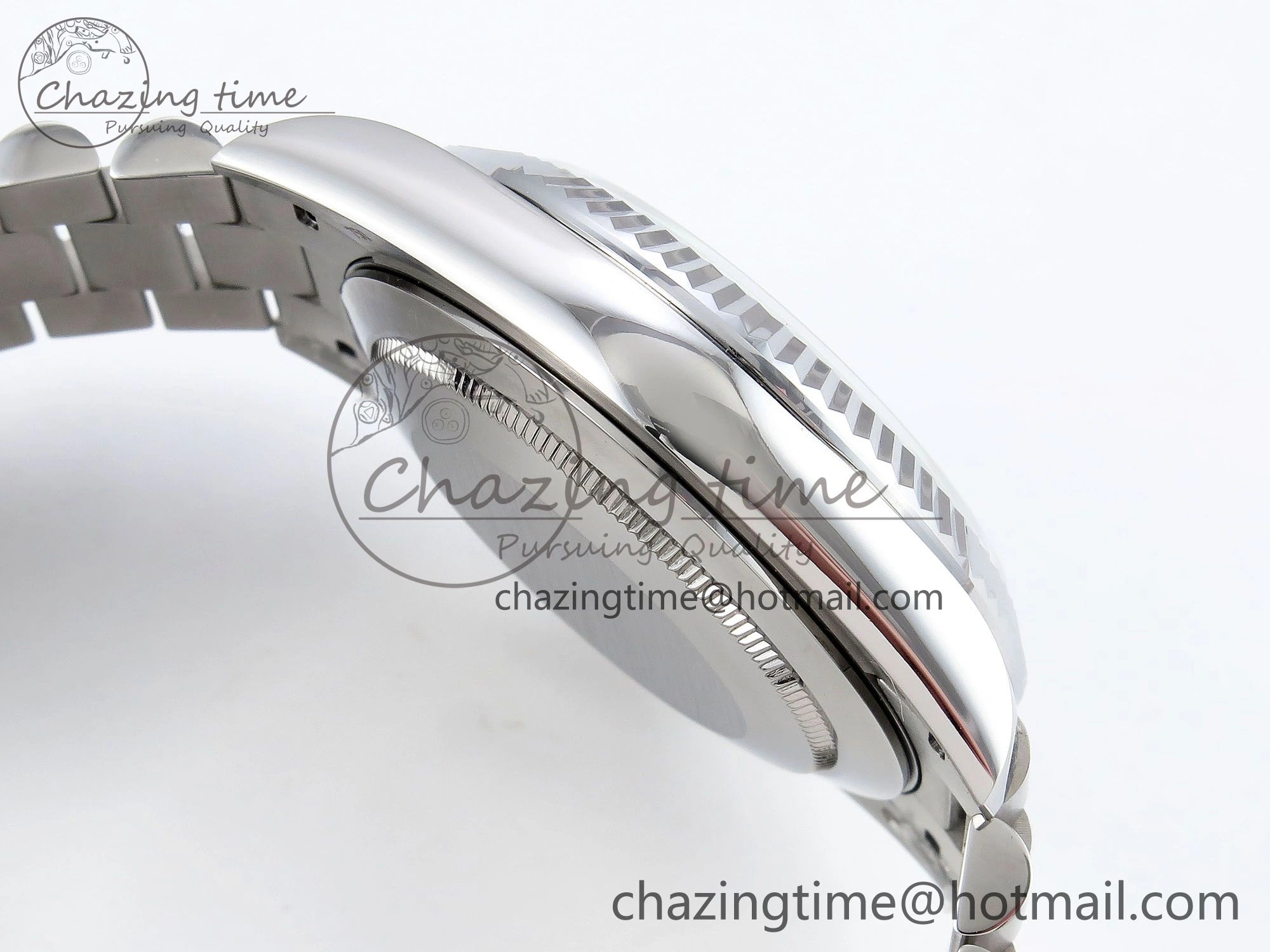 DayDate 40 SS JDF 904L Steel Gray Textured Stick Dial on President Bracelet VR3255 V3 (Gain Weight) Supportive 1437