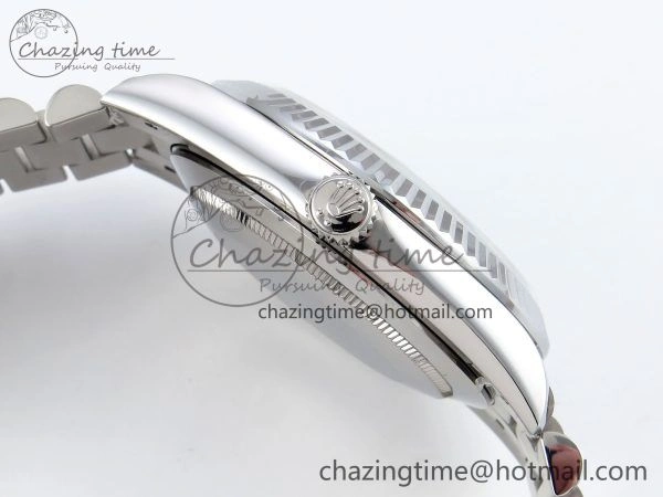 Affordable DayDate 40 SS JDF 904L Steel Ice Blue Textured Dial on President Bracelet VR3255 V3 (Gain Weight) 1453