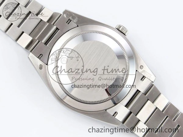 Affordable DayDate 40 SS JDF 904L Steel Ice Blue Textured Dial on President Bracelet VR3255 V3 (Gain Weight) 1453