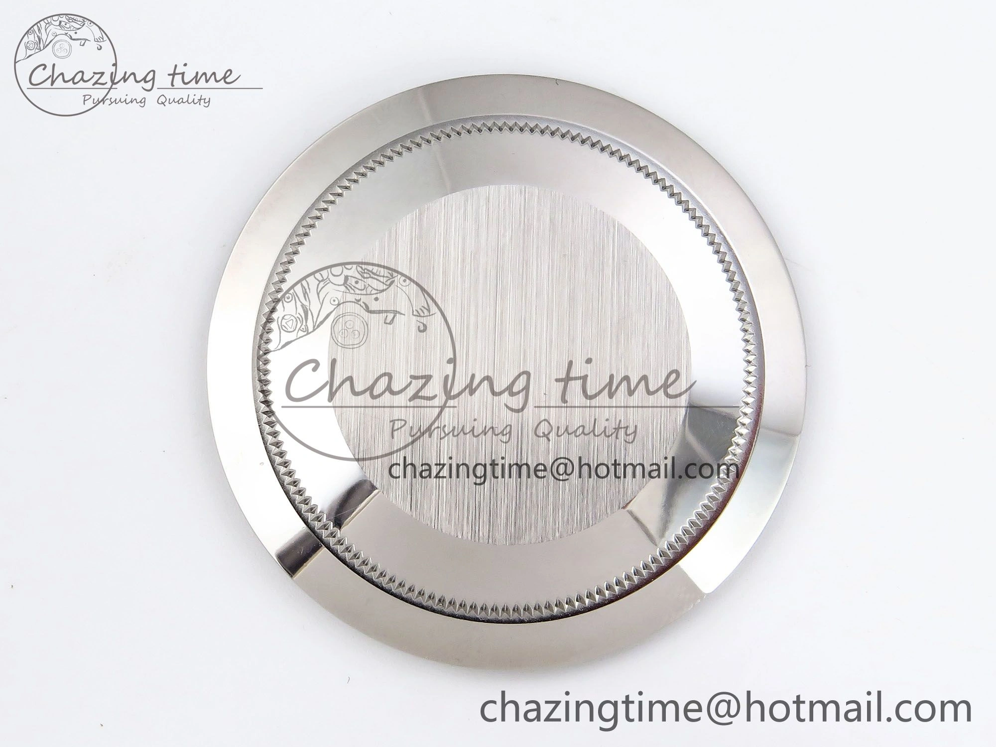 Chic DayDate 40 SS JDF 904L Steel Silver Textured Stick Dial on President Bracelet VR3255 V3 (Gain Weight) 1430